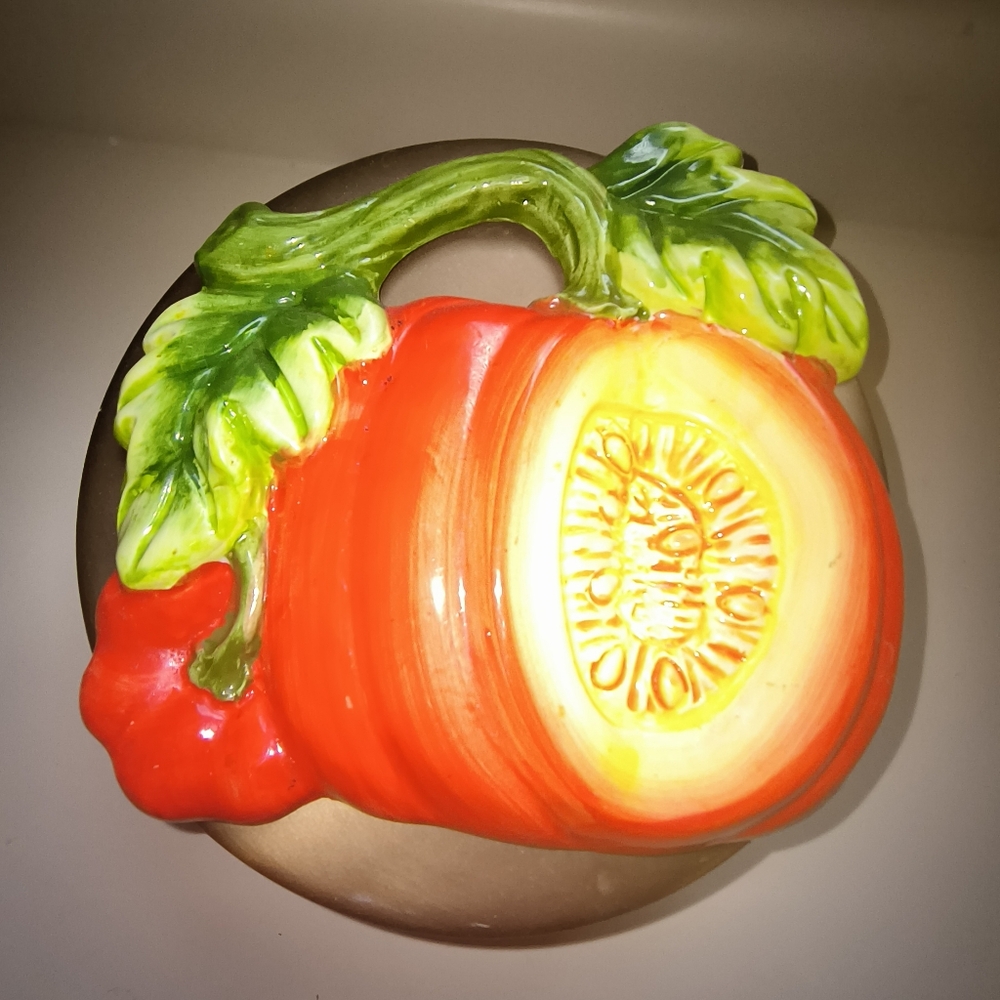 Ceramic Kiwi Fruit Plaque For Kitchen Wall